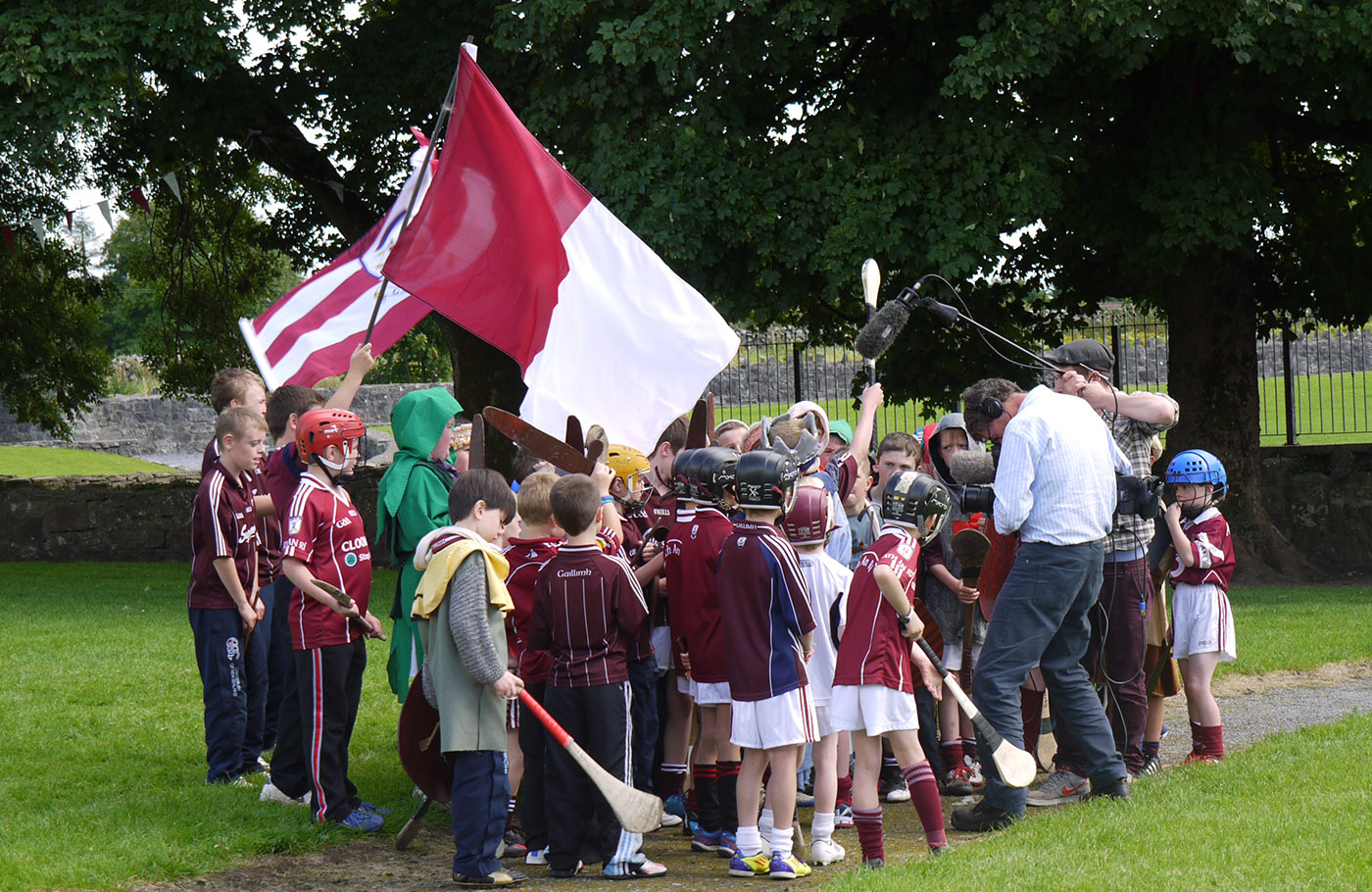 All-Ireland Hurling Final 'Up for the Match' from Athenry Slide background